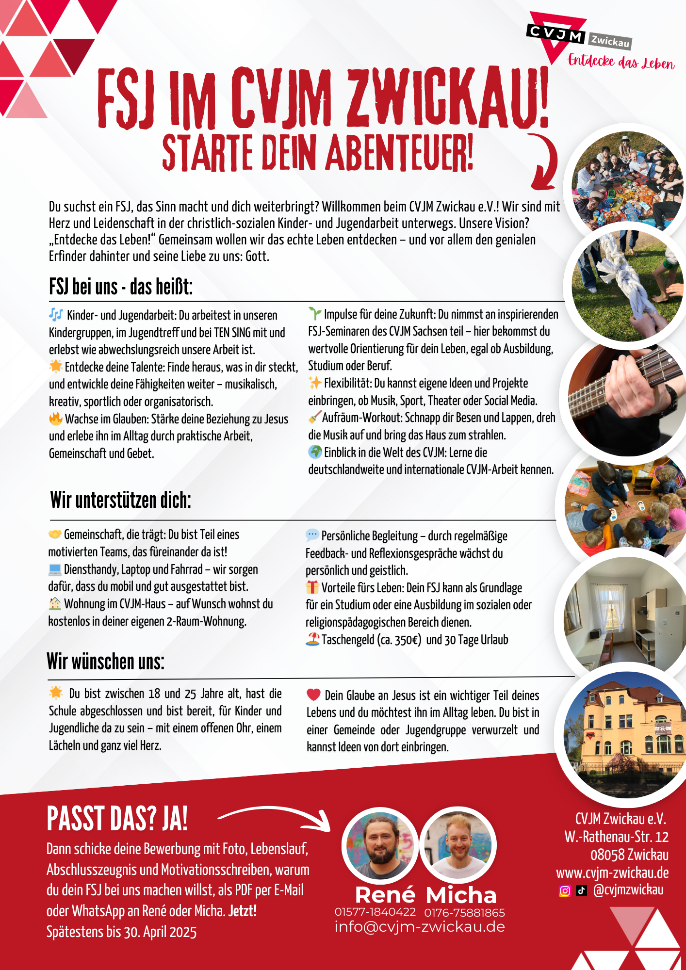 Werbung FSJ