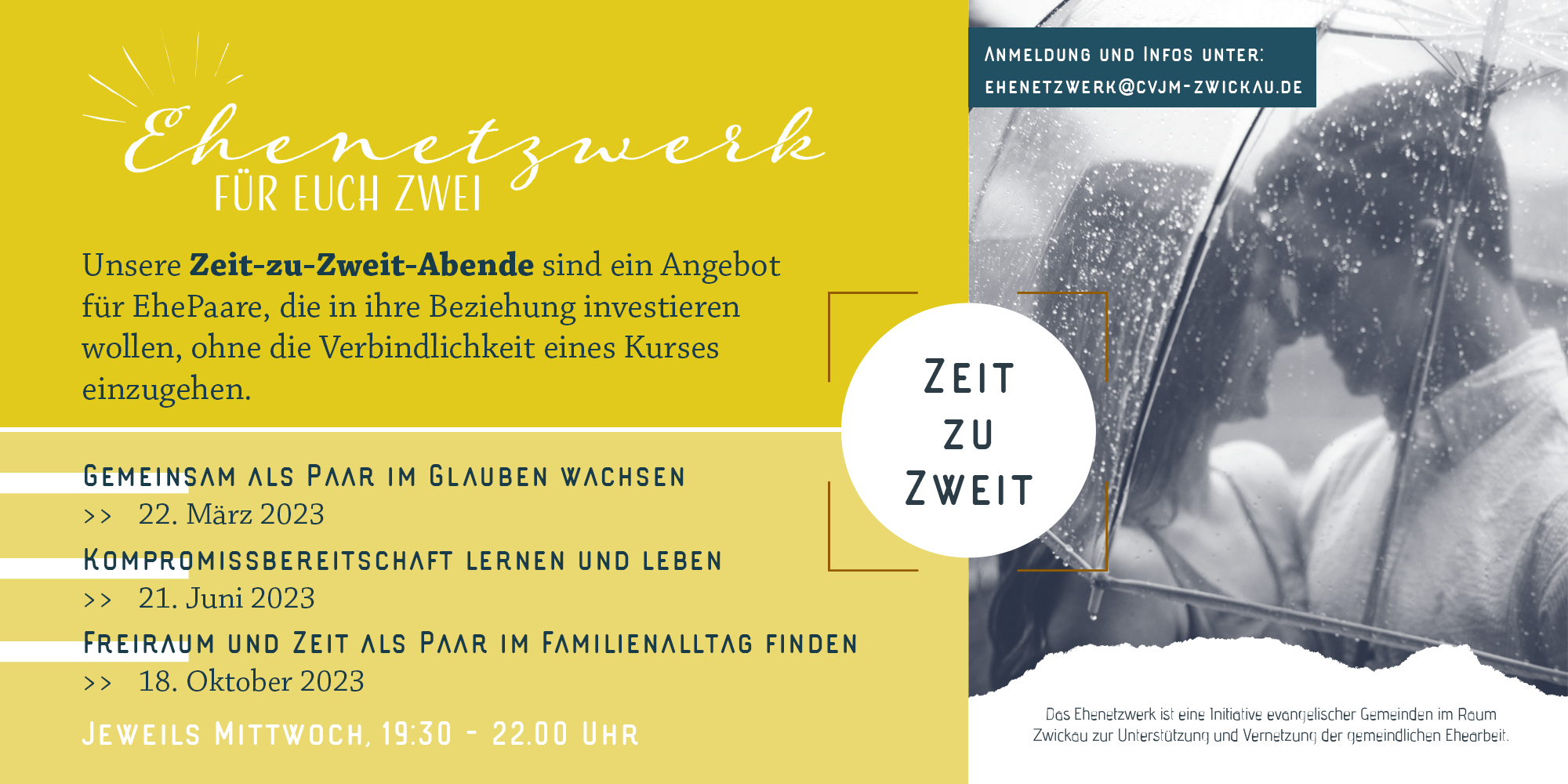 zeit zu zweit Banner